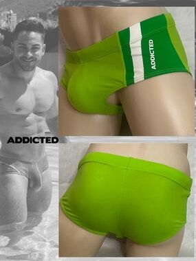 Addicted Pack Up Swimsuit Medium runs small 30-32" waist Gently worn Nylon